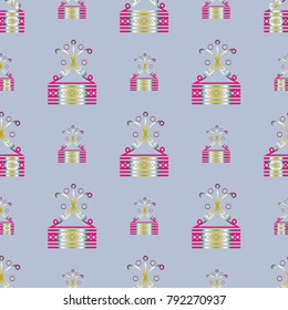 Abstract color seamless pattern for new background.