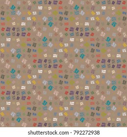 Abstract color seamless pattern for new background.