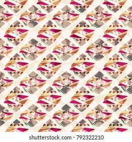 Abstract color seamless pattern for new background.
