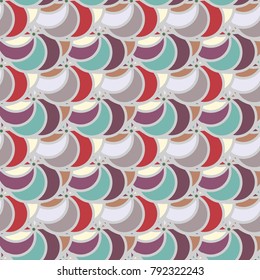 Abstract color seamless pattern for new background.