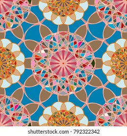 Abstract color seamless pattern for new background.