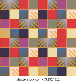 Abstract color seamless pattern for new background.