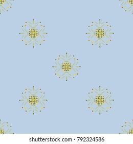 Abstract color seamless pattern for new background.