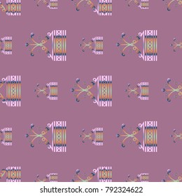 Abstract color seamless pattern for new background.