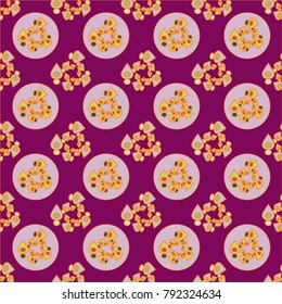 Abstract color seamless pattern for new background.