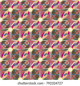 Abstract color seamless pattern for new background.