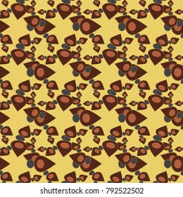 Abstract color seamless pattern for new background.