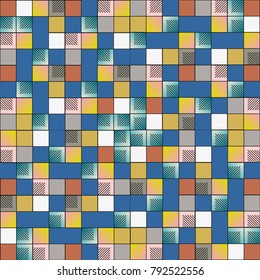 Abstract color seamless pattern for new background.