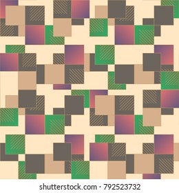 Abstract color seamless pattern for new background.