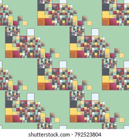 Abstract color seamless pattern for new background.