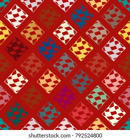 Abstract color seamless pattern for new background.