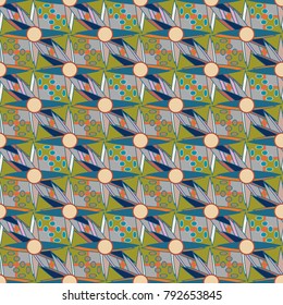 Abstract color seamless pattern for new background.