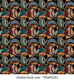 Abstract color seamless pattern for new background.