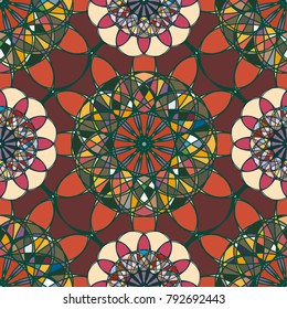 Abstract color seamless pattern for new background.