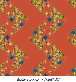 Abstract color seamless pattern for new background.