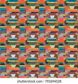 Abstract color seamless pattern for new background.