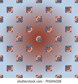 Abstract color seamless pattern for new background.