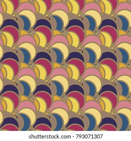 Abstract color seamless pattern for new background.