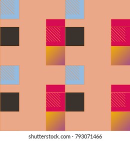 Abstract color seamless pattern for new background.