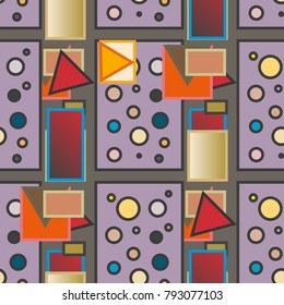 Abstract color seamless pattern for new background.