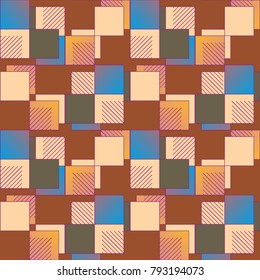 Abstract color seamless pattern for new background.