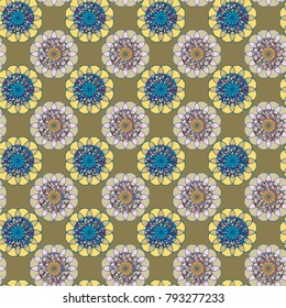 Abstract color seamless pattern for new background.