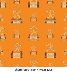 Abstract color seamless pattern for new background.