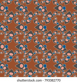 Abstract color seamless pattern for new background.