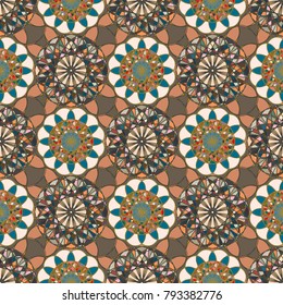 Abstract color seamless pattern for new background.