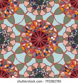Abstract color seamless pattern for new background.