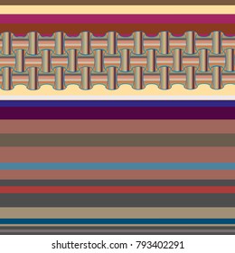 Abstract color seamless pattern for new background.