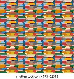 Abstract color seamless pattern for new background.