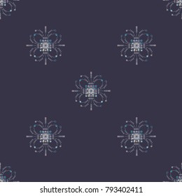 Abstract color seamless pattern for new background.