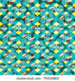 Abstract color seamless pattern for new background.