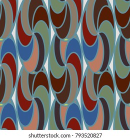 Abstract color seamless pattern for new background.