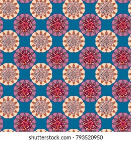 Abstract color seamless pattern for new background.