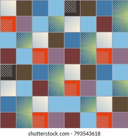Abstract color seamless pattern for new background.