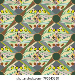 Abstract color seamless pattern for new background.