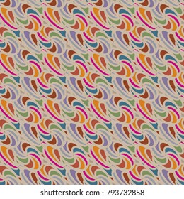 Abstract color seamless pattern for new background.