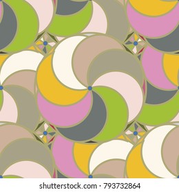 Abstract color seamless pattern for new background.