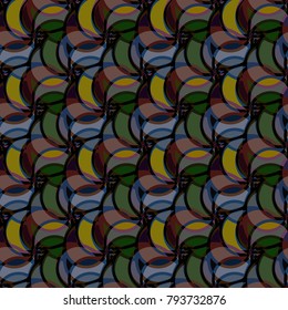 Abstract color seamless pattern for new background.