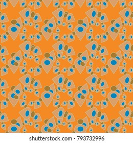 Abstract color seamless pattern for new background.