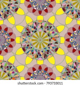 Abstract color seamless pattern for new background.