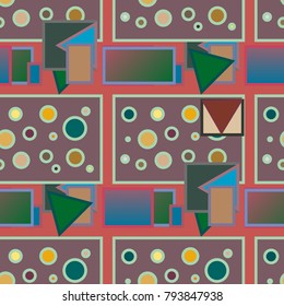 Abstract color seamless pattern for new background.