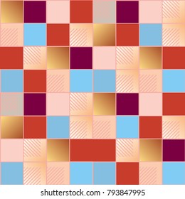 Abstract color seamless pattern for new background.
