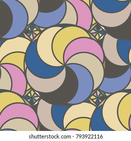Abstract color seamless pattern for new background.