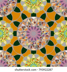 Abstract color seamless pattern for new background.