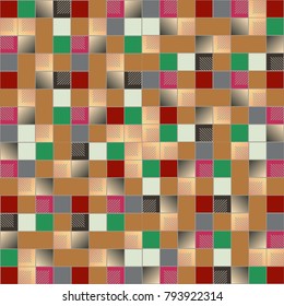 Abstract color seamless pattern for new background.