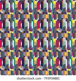 Abstract color seamless pattern for new background.