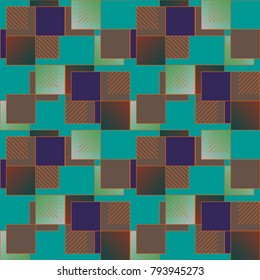Abstract color seamless pattern for new background.